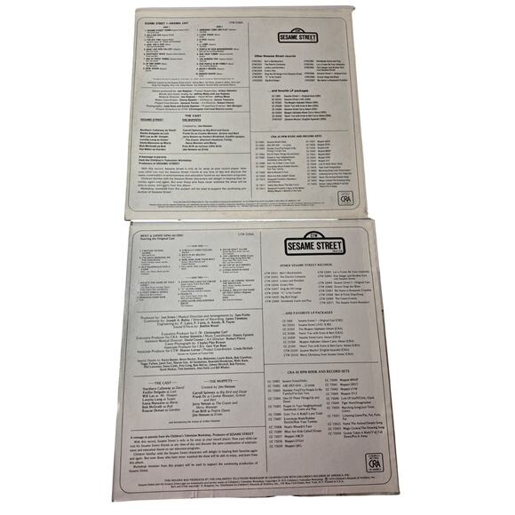 Sesame Street Vinyl Records Bundle - With Ernie & Bert Sing Along - Picture 4 of 5